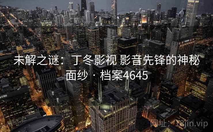 未解之谜：丁冬影视 影音先锋的神秘面纱 · 档案4645